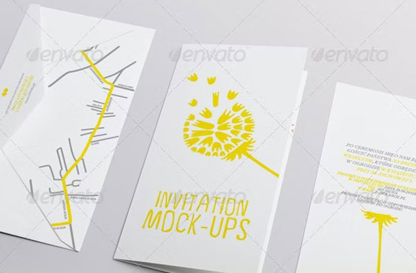 Best Invitation And Greeting Card Mockups