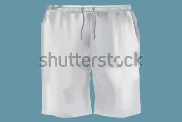 Realistic Mockup of Men's Short