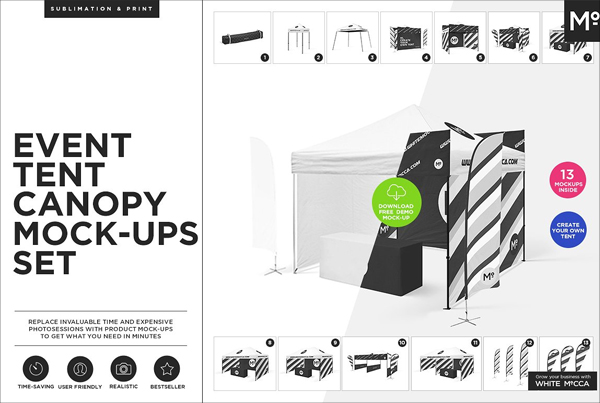 Event Tent Canopy Mock-up
