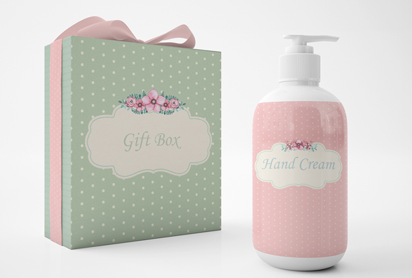 Cosmetics and Gift Box Mockup Set