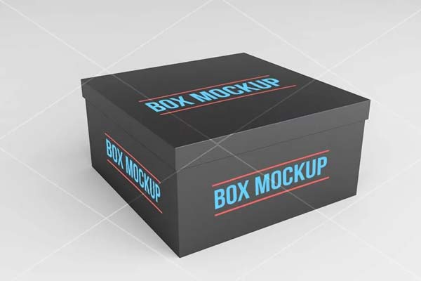 Square Box Mockup PSD Design