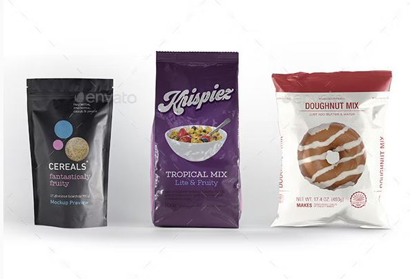 Pouch Packaging Mockup Bundle