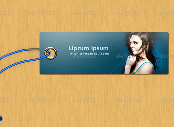 Tag Bookmark Mockup