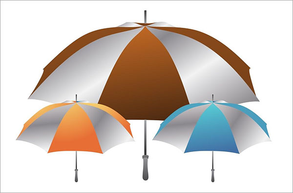 Free Beautiful Umbrella Mockups