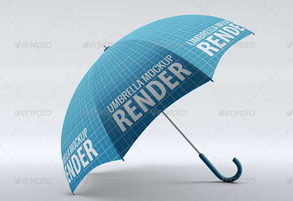 Realistic 3D Umbrella Mockup