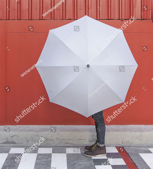 Editable Umbrella Mockup Template