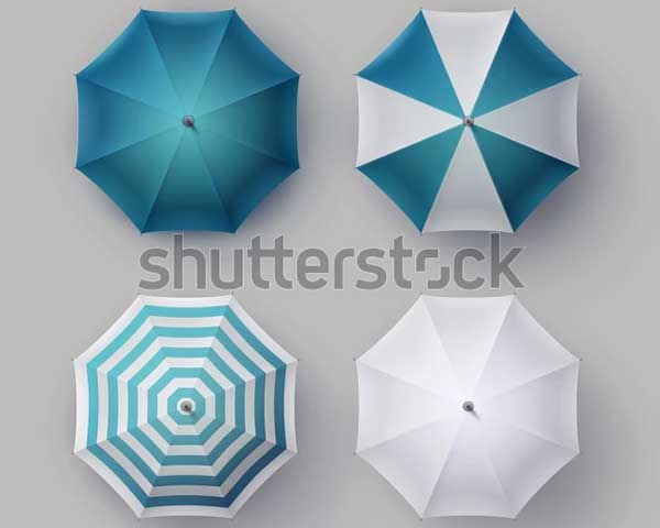 Modern Unique Umbrella Mockup