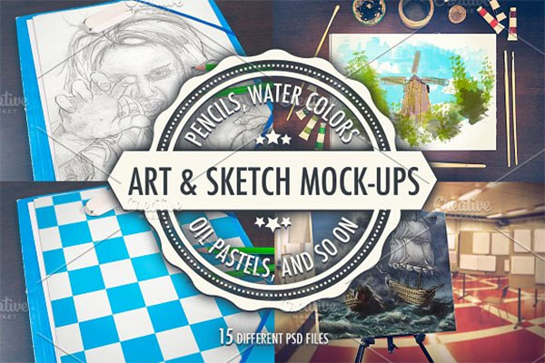 Art and Sketch Mockup Collection