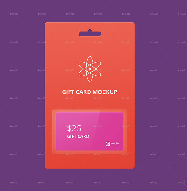Photoshop Gift Card Mockup