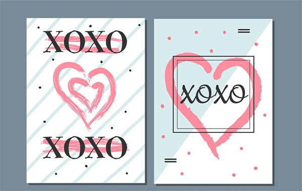 Free Valentine Vector Cards