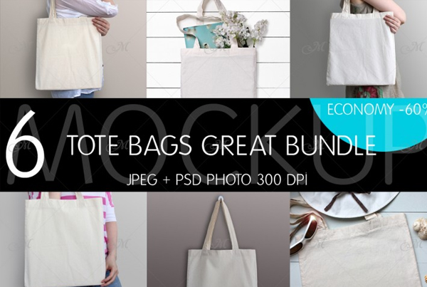 Great Tote Bags Bundle Design Templates