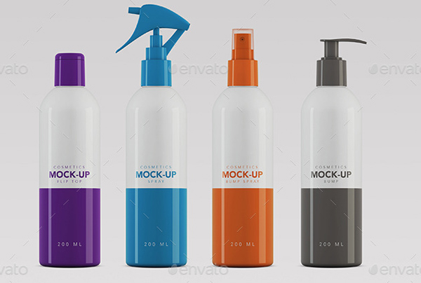Simple Cosmetics Packaging Mockup