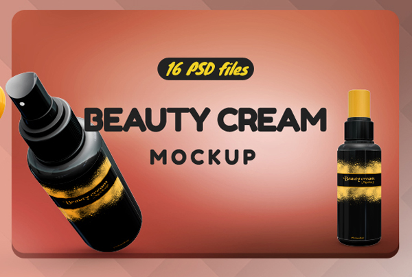 Beauty Cream PSD Mockups