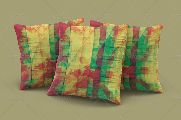 Colorful Pillow Mockup