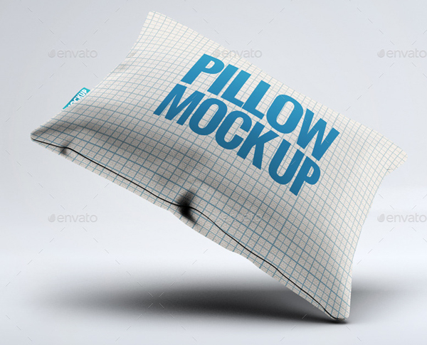 Fabric Pillow Mockup Template