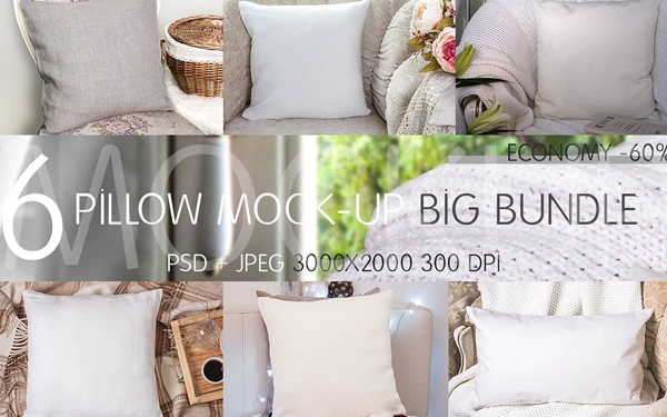 Pillow Mock-up Big Bundle