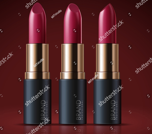 Fashion Lipstick Mockup