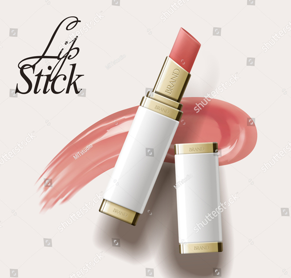 Elegant Lipstick Mockup