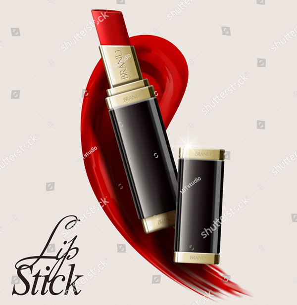 Fully Editable Lipstick Mockup Template