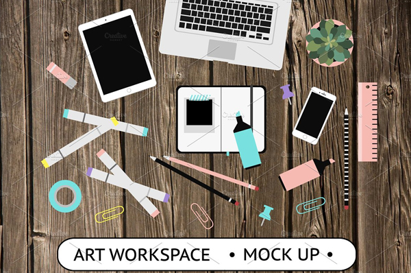 Art Workspace Mockups