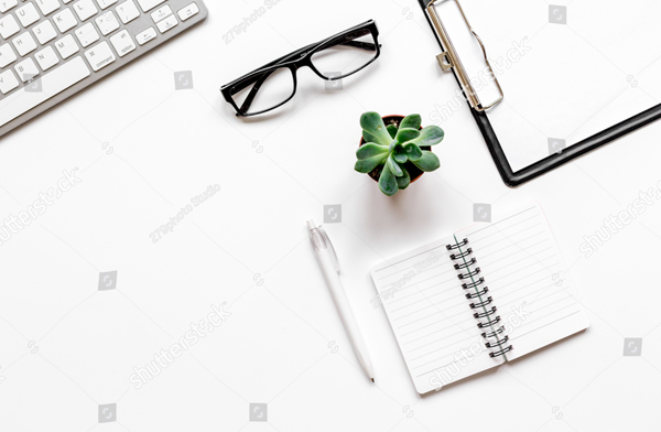 Office Desk Workspace Mockup