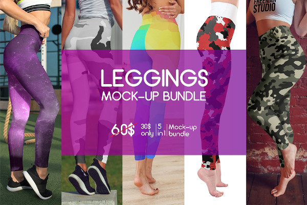 Leggings Mock-Up Bundle