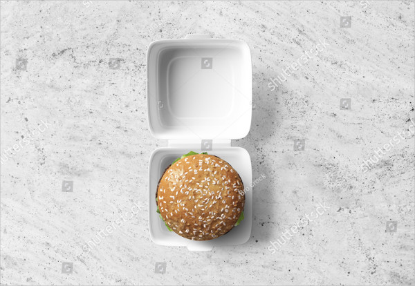 Burger Packaging Mockup