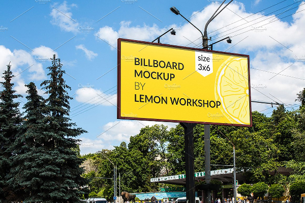Billboard Mockup For Advertising