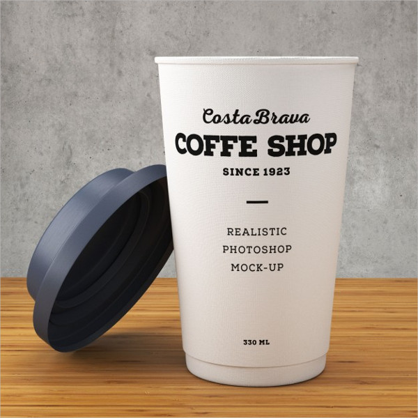 Paper Coffee Cup Mockup Free Download