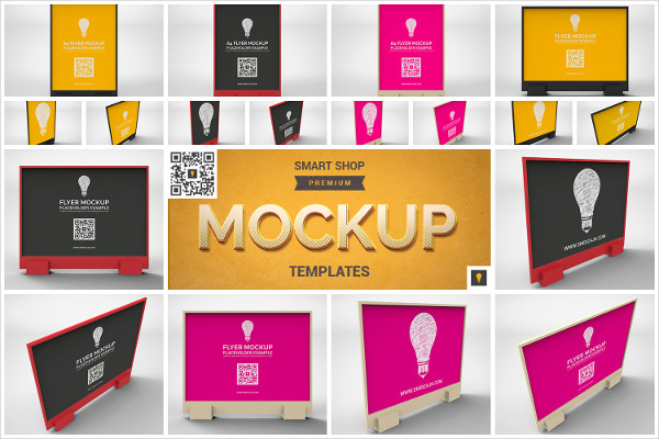 Flyer Display Mockup Templates