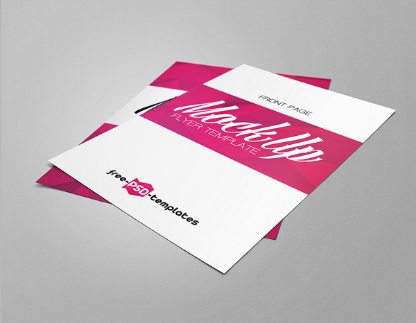 Free Flyer Mock-Up In PSD
