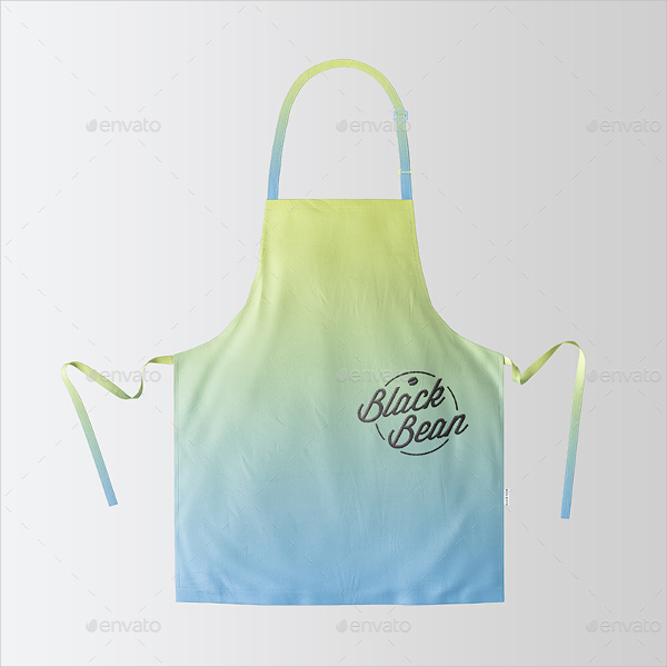 Restaurant And Home Kitchen Apron Mock-up