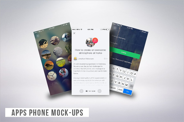 Apps Phone Mockups