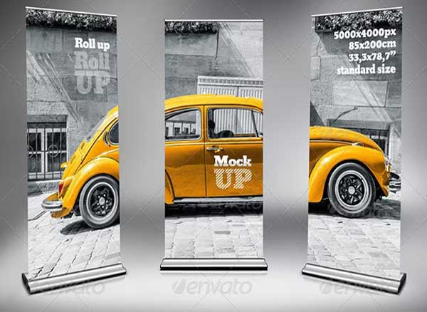 Best Roll-Up Mockup Templates