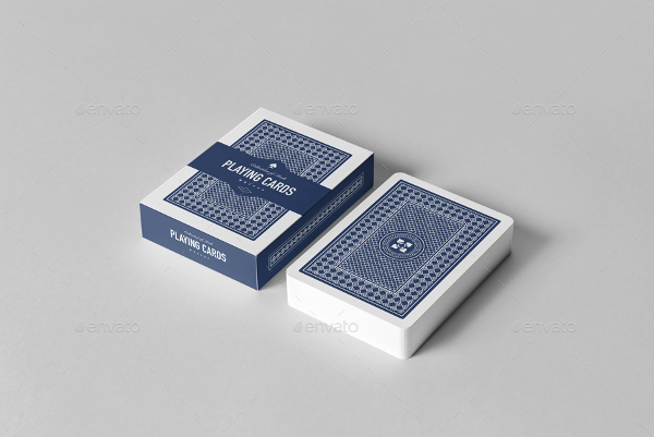 Clean Playing Card Mock-up
