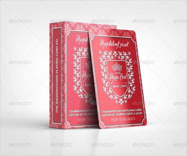 Abstract Playing Cards Mock-up
