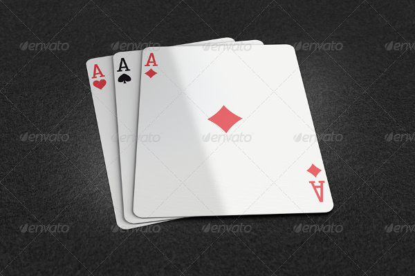 Perfect Best Playing Card Mock-up