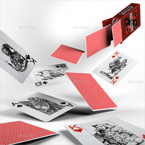 Attractive Playing Card Box Mock-Up