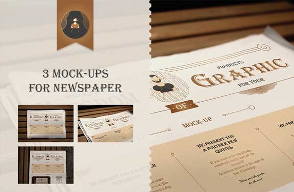 Creativity Newspaper Design Mock-Ups