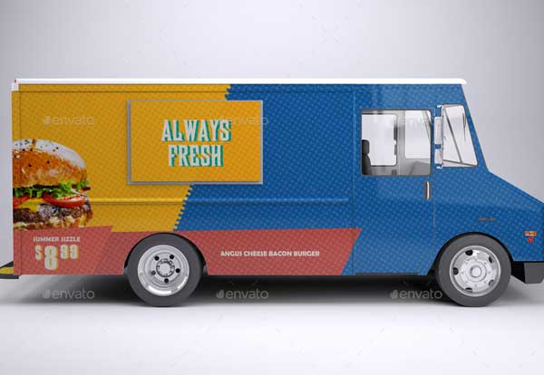 Popular Food Truck Mock-Up