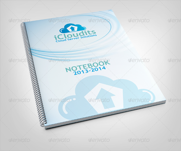 Attractive Spiral Notebook Mockup