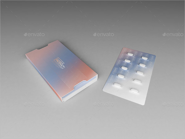 Pharmacy Product Package Mockup Templates