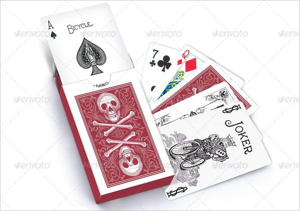 Photorealistic Playing Card Mockup