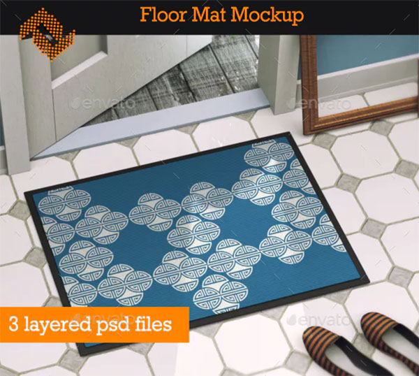 Floor Mat Mockup