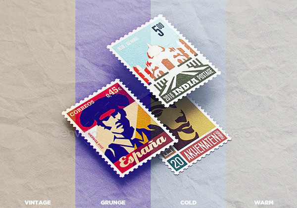 Postage Stamp MockUp