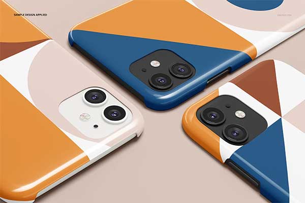 Glossy Snap Phone Case Mockup