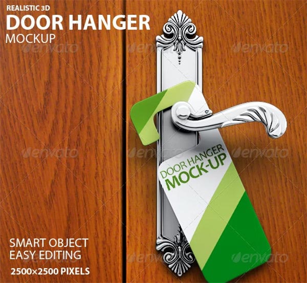 Door Hanger Mockup