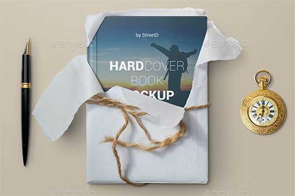 Hardcover Book Mockups PSD Template