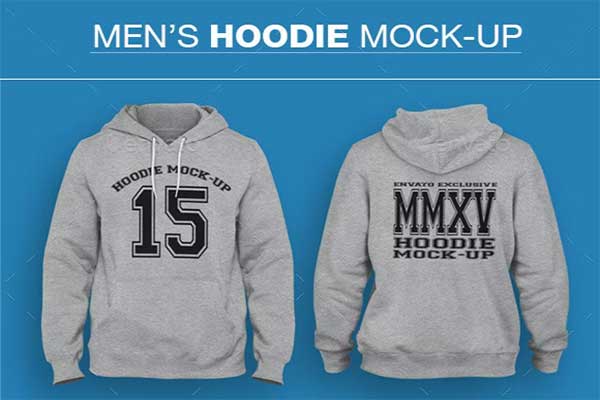 Men's Edition Hoodie Mockup