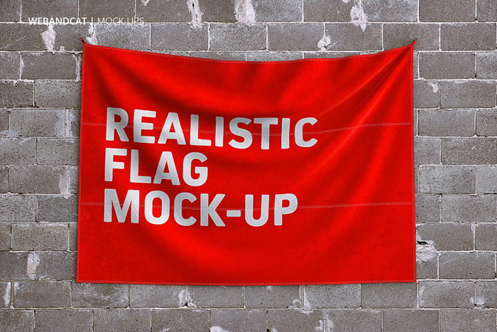 3D Flag Mock-Up NEW!